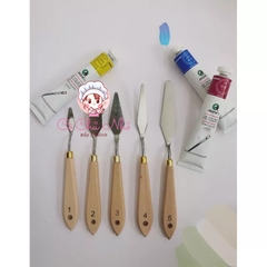 Bộ bay 5 cái gỗ sồi có đục lỗ cán