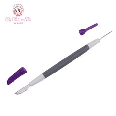 Bộ 3 dụng cụ đầu kim, dao cắt bánh tạo hình vẽ icing cookie (tool 3 món)