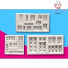 Khuôn Silicon mẫu lego -0836