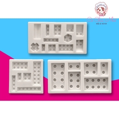 Khuôn Silicon mẫu lego nhỏ 0973