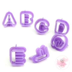 Bộ cutter chữ và số cao 2.5cm dùng làm fondant, gumpaste, cookie