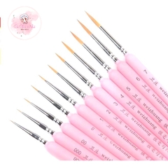 Bộ Cọ vẽ hồng 11 cây (số 00000 - 7)