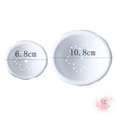 Set 2 Khuôn Hình Cầu Lỗ Lõm Phơi Hoa To
