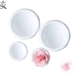 Set 2 Khuôn Hình Cầu Lỗ Lõm Phơi Hoa To