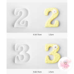 Bộ nhấn 9 số cookies - mẫu đẹp 135164