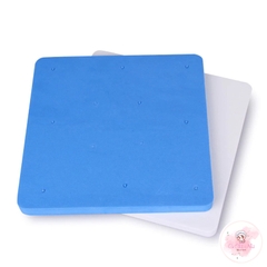 MÚT LÓT MIẾT HOA XANH,TRẮNG