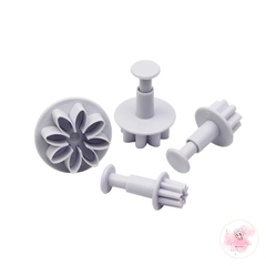 Khuôn Lò Xo dập nổi - 4 Hoa Cúc