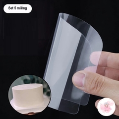 Set 5 miếng nhựa dẻo chà láng