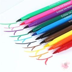 Bút vẽ thực phẩm trắng, vàng, bạc