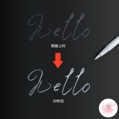 Bút vẽ thực phẩm trắng, vàng, bạc