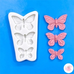 Khuôn Silicon 6 mô hình bướm trang trí