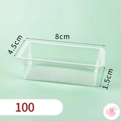 Khay đựng bánh dứa 100c
