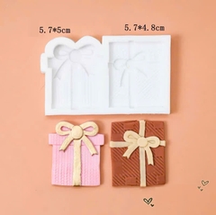 Khuôn Silicon hộp quà  - tạo hình đất sét, gumpaste, fondant