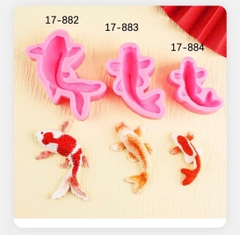 Khuôn Silicon cá Koi 17-882 kích thước 5.7x9.2cm
