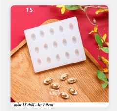 Khuôn Silicon nhiều mẫu chủ đề tết, vàng, túi vàng, lồng đèn...