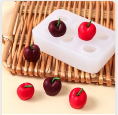 Khuôn Silicon 6 quả cherry