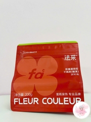 Gumpaste Fleur Couleur trắng hương sữa – Kẹo đường tạo hình hoa lá