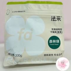 Gumpaste Fleur Couleur trắng hương sữa – Kẹo đường tạo hình hoa lá