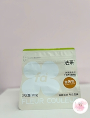 Gumpaste Fleur Couleur trắng hương sữa – Kẹo đường tạo hình hoa lá