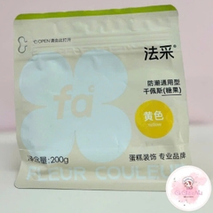 Gumpaste Fleur Couleur trắng hương sữa – Kẹo đường tạo hình hoa lá