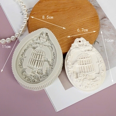 Khuôn Silicon khung gương lồng chim