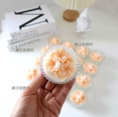Khuôn silicon bông hoa sứ khuôn trắng