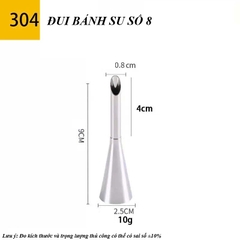 Đui bơm bánh su kkem size M