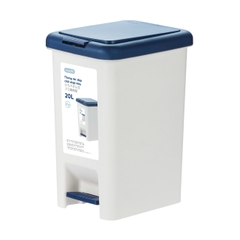 Thùng rác đạp chữ nhật Hiro 20L (Kèm ruột)