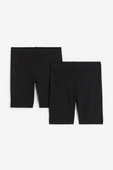 Quần shorts leggings đen / HM (tách set)
