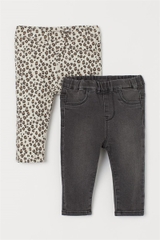 Quần leggings da báo / giả bò
