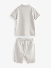 Set polo xám nhạt