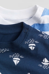 Áo phông (2 áo) navy / thuyền buồm