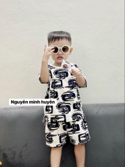 Set cộc tay trắng / cá sấu