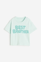 Áo phông xanh bạc hà / Best Brother