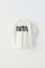 Áo phông trắng / cây dừa Zara 2