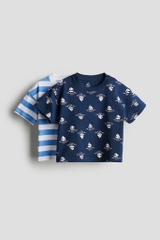 Áo phông (2 áo) navy / thuyền buồm