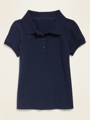Áo polo navy (bé gái)