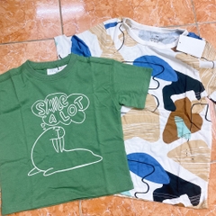 Áo cộc tay xanh lá / hải cẩu
