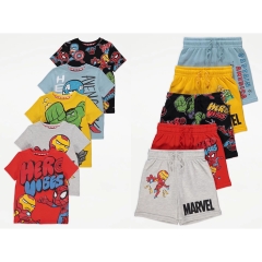 Set cộc tay xám nhạt / Iron Man