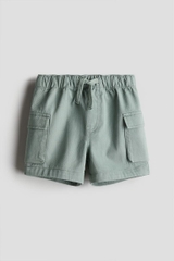Quần shorts xanh khaki / túi hộp