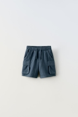 Quần shorts navy / túi hộp