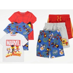 Set cộc tay xám nhạt / Spidey