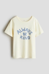 Áo phông vàng nhạt / Always Be Kind