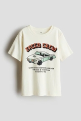 Áo phông vàng nhạt / Speed Crew