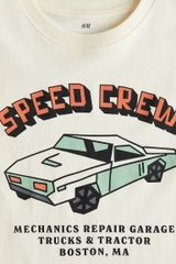 Áo phông vàng nhạt / Speed Crew