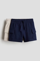 Quần shorts (2 quần) navy, be