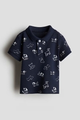 Áo polo navy / cún