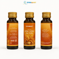 Nước nấm Đông trùng hạ thảo SYNAMART - Hộp 10 chai x 50ml
