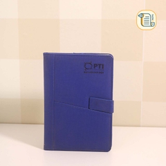 HÀNG ĐẶT Sổ A5 kẻ ngang bìa da khuy từ 70gsm,200 trang, để thẻ