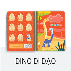 Vở 5 ô ly DINOSAUR 48-80 trang, 80gsm
